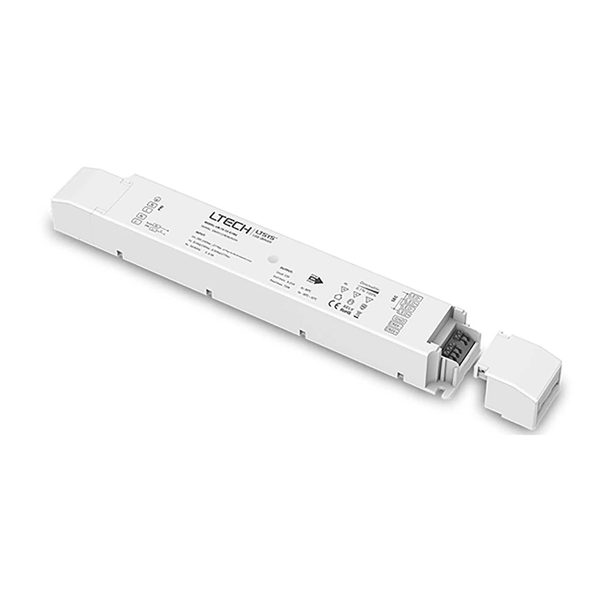 DMX512/RDM/Push DIM, 0-100% Dim, CV 100W, 24Vdc 4.17A, 200-240Vac, IP20, 5yrs Warranty.